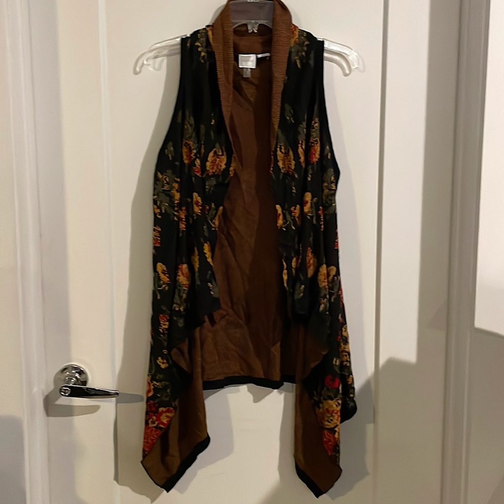 Floral Knit Vest